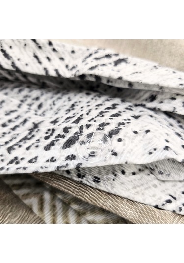 Yatak Örtüsü Seti & Nakışlı Nevresim Takımı Bej 9 Parça Bej