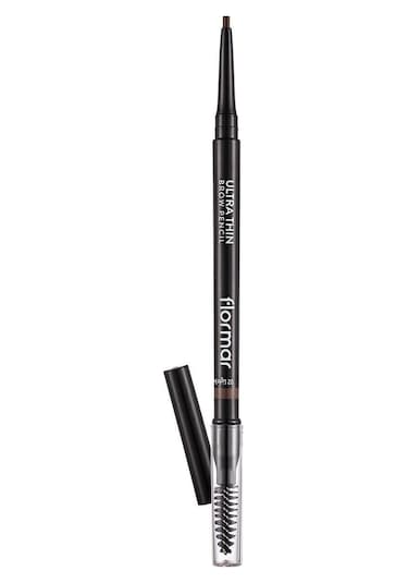 Flormar Kaş Kalemi & Fırçası - Ultra Thin Brow Pencil - 002 Light Brown - 8690604572113