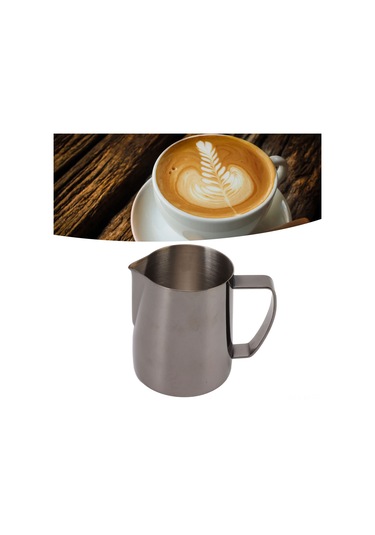 Shineyee 304 Paslanmaz Çelik 600ml Profesyonel Latte Sanatı Kasesi - Dökülme Engeli Uçlu, Sağlıklı Ve Dayanıklı Süt Köpürtme Kavanozu