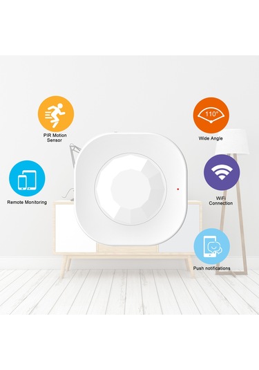 Wifi Pir Hareket Sensörü Kablosuz Pasif Kızılötesi S5140