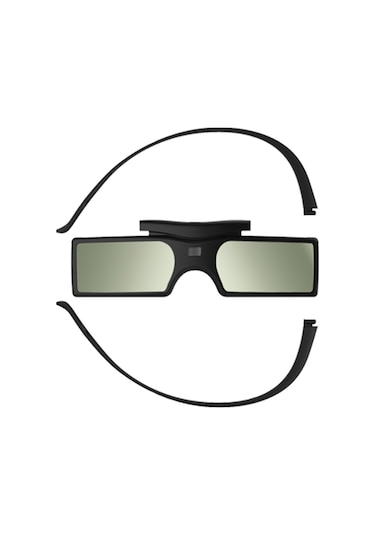 Vkemall Dlp Projeksiyon İçin Taşınabilir 3d Gözlük - 144hz Frekans, 2ms Yanıt Süresi, 10m Etki Alanı Siyah