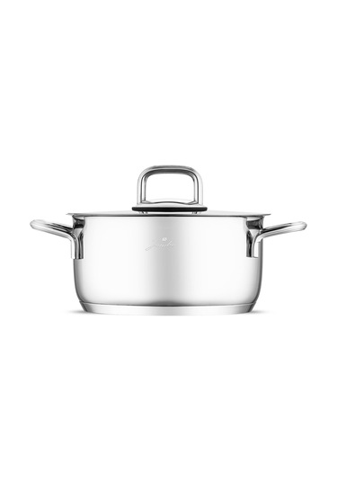 Jumbo Web New Myra 6 Parça Midi Çelik Tencere Seti Gümüş