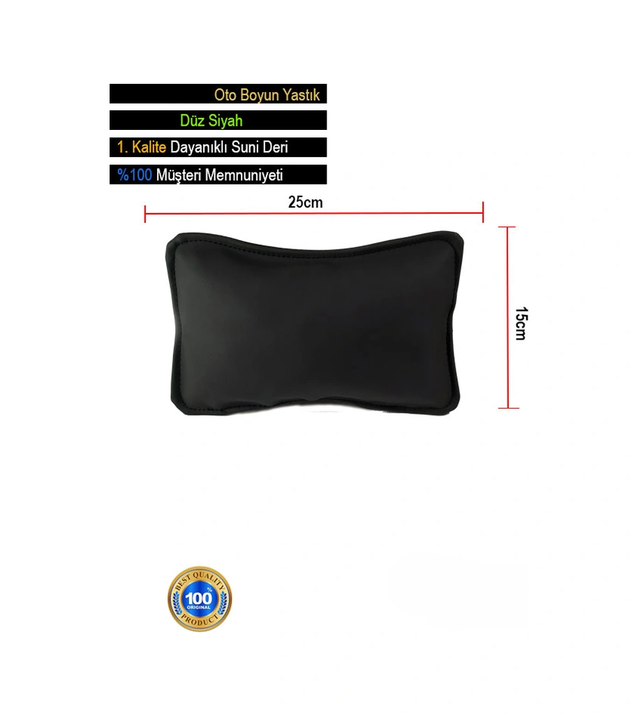 Alfa Romeo Spider 939 2006-2010 Oto Koltuk Beyaz Şerit Boyun Yastığı 2 Adet