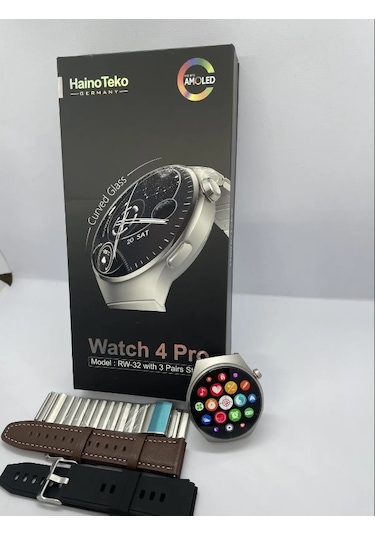 Haino Teko Germany Amoled Curved Kavisli Ekran Akıllı Saat (İthalatçı Garantili)