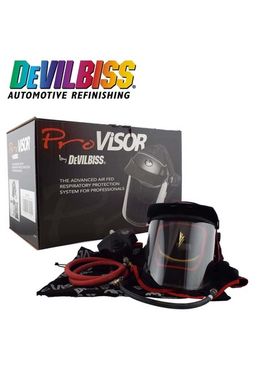 Devilbiss Hava Takviyeli Pro Visor Tam Yüz Maske Seti