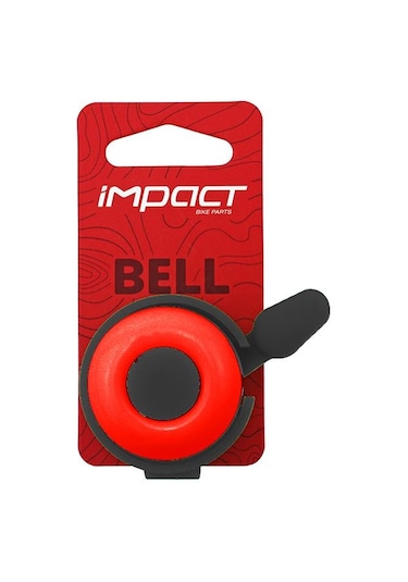 Impact Bisiklet Zili Kırmızı-siyah
