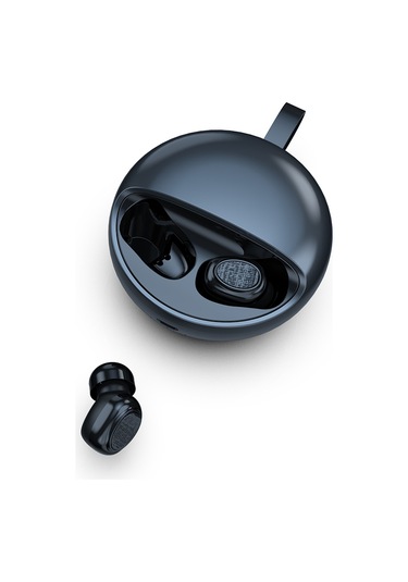 Qingmipy Yh-03 Siyah Tws Bluetooth 5.0 Kulaklık - Mini Gizli Spor Araç İçin - Akıllı Telefon Uyumlu - Sayısal Gösterge - 30 Saat Çalma Süresi