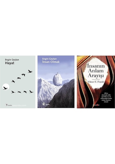 Hayat + İnsan Olmak + İnsanın Anlam Arayısı 3 Set