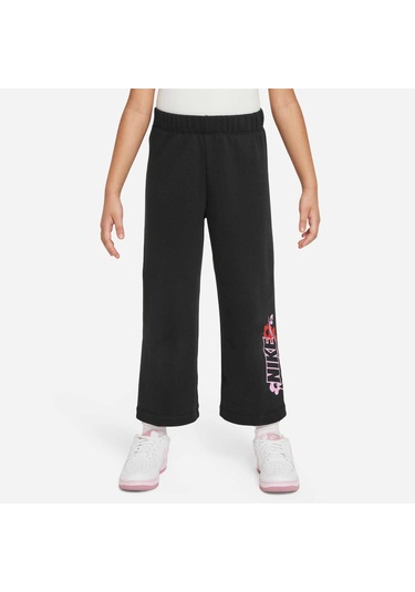 Nike Floral Çocuk Siyah Eşofman Altı 36l810-023 Siyah