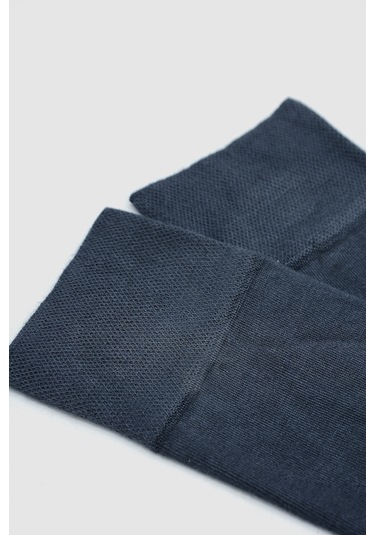 Nbb Erkek Füme Düz Erkek Bamboo Soket Çorap Füme