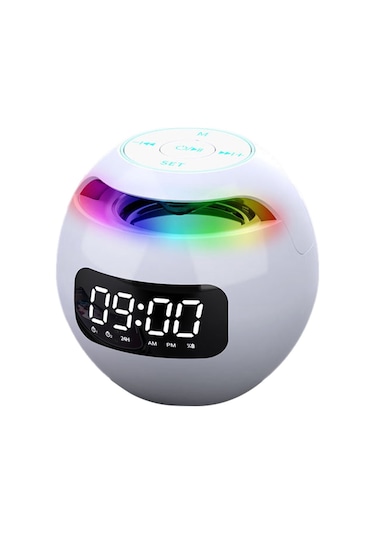 Butu G-90S Çalar Saat FM Radyo Akıllı Subwoofer Taşınabilir Kablosuz Bluetooth Hoparlör