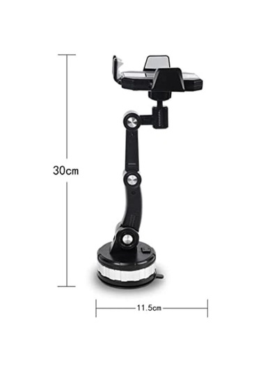 Buffer Jel Vantuzlu Cama Takılabilen Güçlü 360 Derece Dönebilen Ayarlanabilir Araç Içi Vantuzlu Tel
