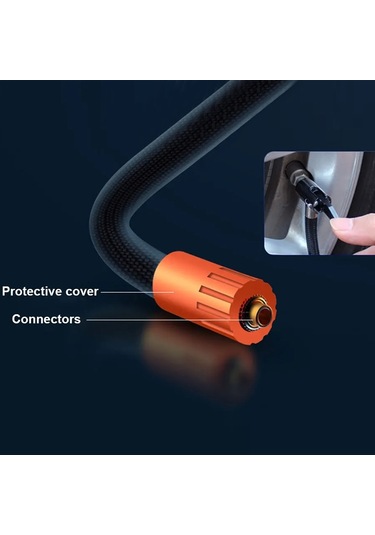 Araba Taşınabilir Mini Lastik Akıllı Hava Kompresör & Hava Pompası, Stil: Kablolu