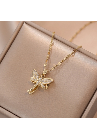 Bayan Kolye: Moda Estetiği Titanyum Çelik Kolye No.22 Çok REnkli