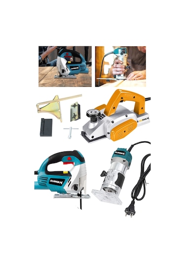 Stilmax STM3PFD  Ahşap Atölye Seti Planya +Formika Freze +Dekupaj