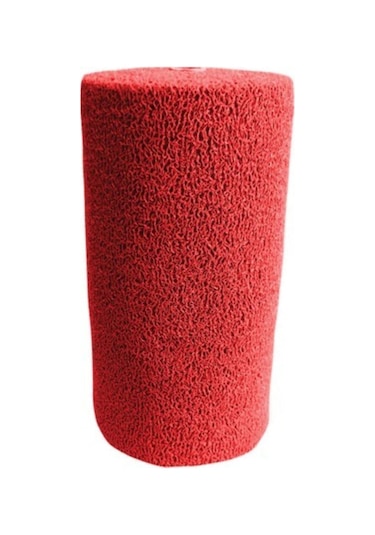 14mm Kırmızı Renk Kıvırcık Paspas Eni 100cm X Boy 3mt Kırmızı