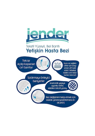 Bel Bantlı Xl 30'lu 4 Paket 120 Adet XL
