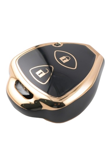 Toyota Corolla Rav4 Camry Auris Matrix Avalon Raize 2 Buton Nano Yüksek Kalite Anahtar Kılıfı Siyah