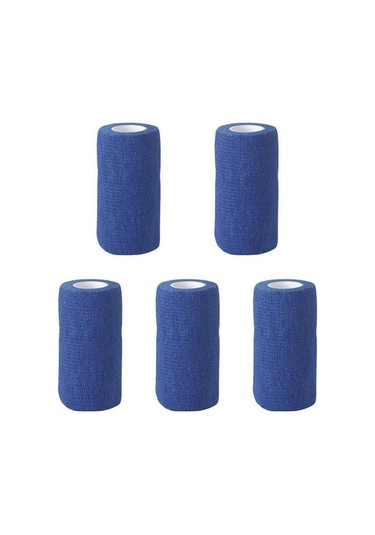 Sayberk Kendinden Yapışkanlı Bandaj 10 CM x 4.5 M Mavi 5 Adet