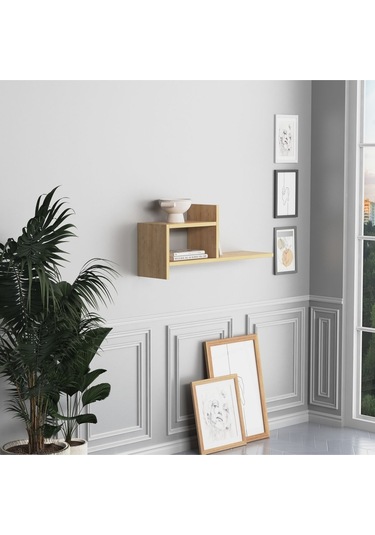 Hisar Duvar Rafı Meşe