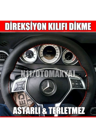 Mercedes Cla Oto Direksiyon Kılıfı Dikme