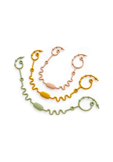 Suofeng Bebek Emzik Zinciri - Toksik Olmayan, Dayanıklı Ve Kayıp Önleyici Silikon Tasarım