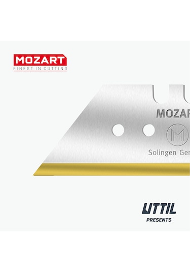 Mozart Blades 90975.065 Tin Kaplama 60mm Trapezoid 100 Adet Bıçak