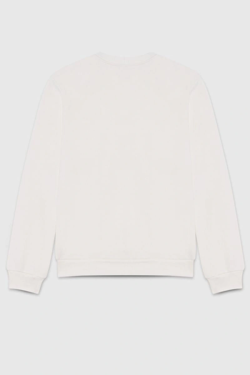 United Colors Of Benetton Kız Çocuk Bnt-g23345 Benetton Sweatshirt Ekru-1881 Ekru