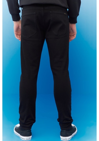 Lee Erkek Luke Slim Fit Düşük Bel Denim Esnek Jean Pantolon 672L7 Mavi