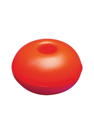 Surface Float w/Hole, Round, Ø50mm, Orange