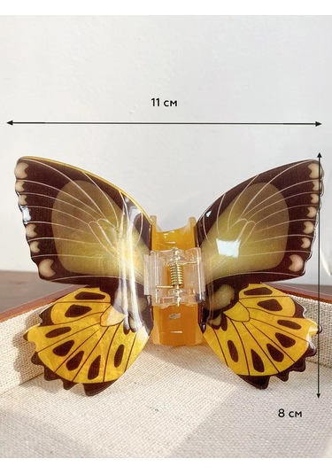 Symbol Kelebek Canlı Saç Tokası 230890013 Gri