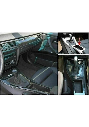 15 Adet 5d Parlak Karbon Fiber Trim Bmw 3 Serisi E90 E92 2005-2012