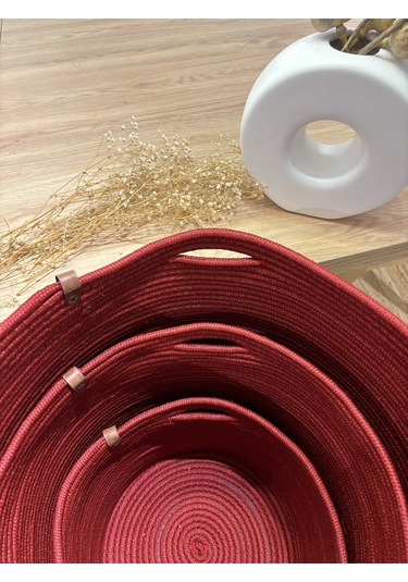 Rover Çok Amaçlı Düzenleyici Sepet, Saksılık, Organizer 20-26, Küçük Boy Kırmızı