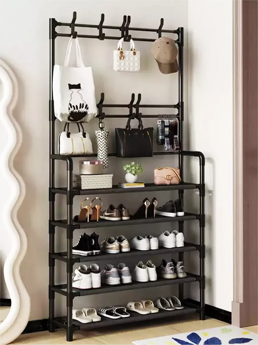 Bırds And Fısh Giriş İçin Askılı Metal Ayakkabılık 234146564 Siyah