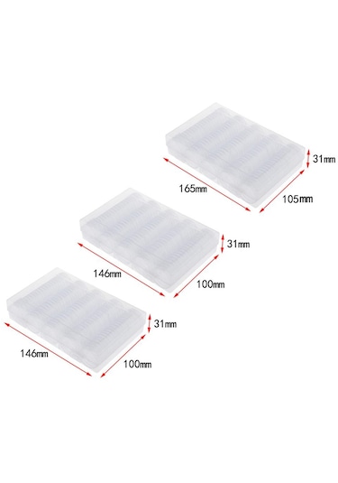 Dolıty Clear Coins Ekran Saklama Kutusu 25mm Sertifikalı Madeni Temizlemek
