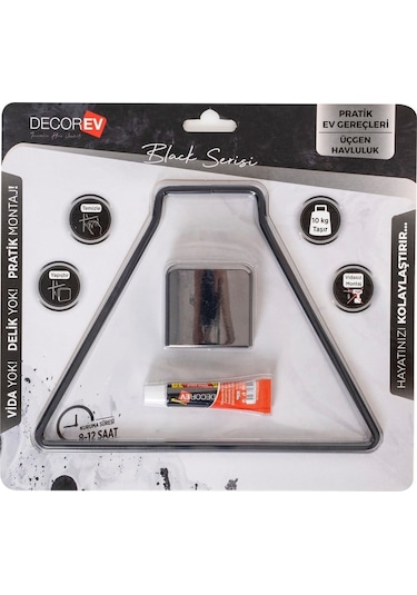 Decorev Dc-5058 Dekoratif Yapıştırmalı Banyo Mutfak Metal Üçgen H