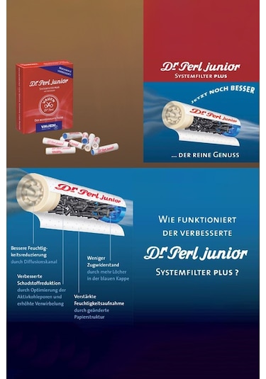 10 Lu Dr. Perl Junior Vauen Filitre 9 MM Pipo Filitresi  Pp46