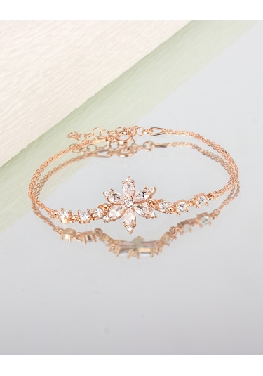 925 Ayar Gümüş Nergis Çiçeği Bileklik N11.3485