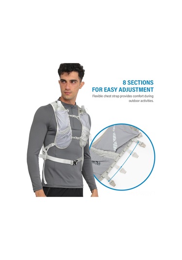 Neevoyu Spor Sırt Çantası Dağcılık Koşu Bisiklet Polyester 12l Siyah 76-150cm Göğüs Ölçüsü Çok Renkli