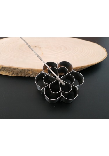 Narkalıp Demir Tatlısı Kalıbı Çiçek Modeli