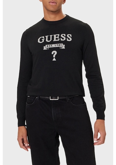 Guess Erkek Kazak M5yr00 Z0122 Jblk Siyah Siyah