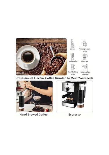 Dongjing Yeni 1500 Mah Elektrikli Kahve Değirmeni Harici Olarak