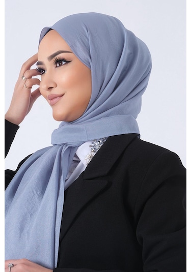 Harem Scarf Brisa Vual Şal - Kot Mavi - Kot Mavi