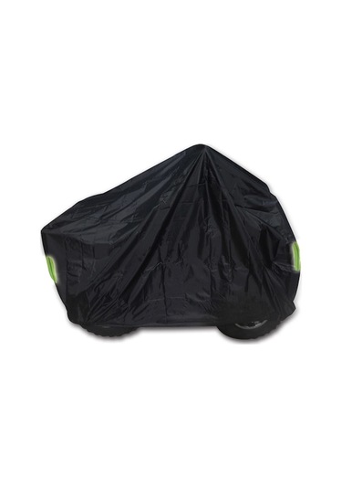 Atv/atc Çadırı Siyah, Su Geçirmez, Toz Ve Yırtılmaya Dayanıklı, 4 Reflektör Şeridi İle Dört Mevsim Kullanıma Uygun L Boyutu