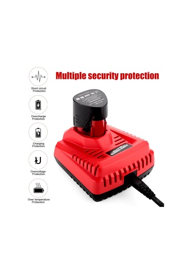 Sones N12 Milwaukee 10.8/12v Elektrikli Alet Lityum Pil Hızlı Şarj Cihazı, Fiş: Ab