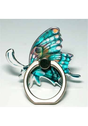 Wisdomselect 17 Lüks Evrensel Güzel Kelebek Cep Telefonu Kolu Tutucu Uygun Cep Telefonu Zil Tutucu Cep Telefonu Tutucu Soket Renkli Direksiyon Ztx6d8