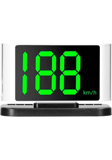Leezsing Usb Bağlantılı Araç Hud Hız Göstergesi Ve Güvenlik Uyarı Sistemi - Beyaz Renk Seçeneği
