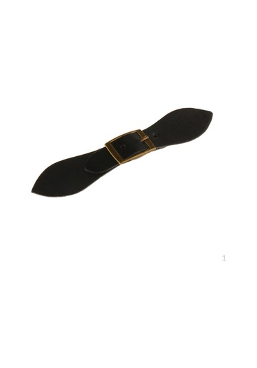 12.5 Cm Metal Toka Deri Geçiş Düğmesi Ceket Ceket Duffle Dikiş Aksesuarları Siyah