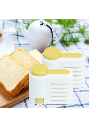 Suntek 2 Parça Dıy Kek Eşitleyici Dilimleme Yapma Sarı Sarı Diğer