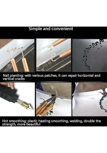 Sones 500 Adet Tampon Plastik Tamir Kaynak Makinesi Kaynak Teli 7 0.6MM